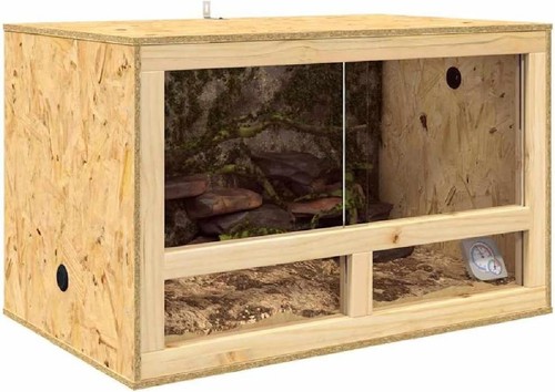 Terrarium bois osb - bois, 80
